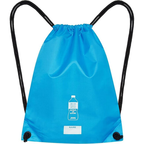 Zoggs Zoggs Unisex Sling Bag Drawstring Rucksack, Blue, One Size UK 1