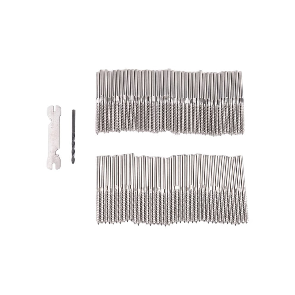 Saudism Swage Lag Screws For Cable Railing-1/8" Cable Railing Hardware Kit, Left And Right Handed Thread For Post Railing System