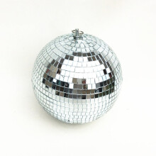 Mini Disco Mirror Balls 10cm Silver Hanging Decorations for Party and Events