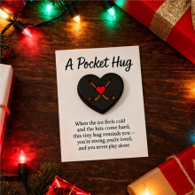 Greeting Card Hockey Heart Design Pendant Funny Greeting Card for Sports Wallet Bag Training Home Friends Family Holiday
