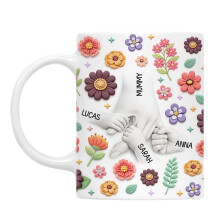 Tasse à boire en céramique élégante tenant une tasse-Blanc 15oz