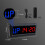 Jhering Led Programmable Interval Gym Timer Tabata EMOM MMA Stopwatch Count Up/Down Clock with IR Remote(Blue/Red) 2