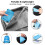 Litoott 5Pcs Drawstring Backpack Bags Bulk,Cinch Sack Pack Drawstring Backpacks Bulk String Bag,5 Colors Draw String Back Bag Suitable for 3