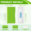 4PCS Absorbent Fiber Pad for Steam Mops Providing High-Blue 5