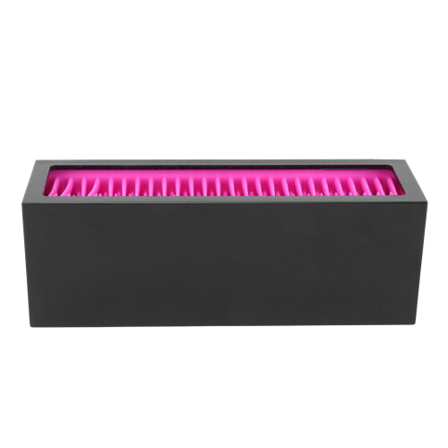 Silicone Makeup Storage Box Black Rose Red 18.5cm Organizer 1