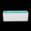 Silicone Makeup Storage Box Case, White Blue, 18.5x6.5x5.5cm 9