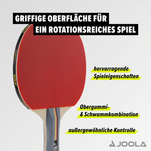 JOOLA Team School Table Tennis Bat - Multi-Colour 1