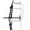 longbowmaker Archery Bow String Nock Points Pliers Set T Shape Bow Square Ruler Nocking Point Buckles Plier (BLACK) 5
