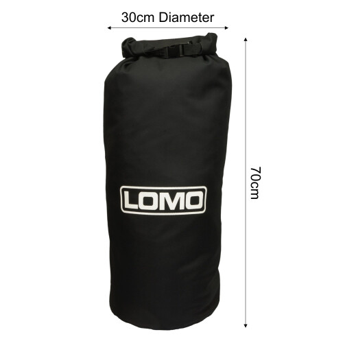 Lomo 60L Dry Bag with Window, Black. 1