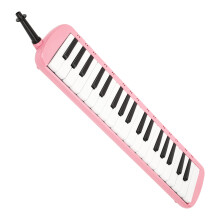 37 Keys Pink Melodica Wind Instrument, ABS, 48x11x5cm for Beginners