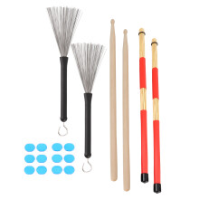Blue Drumstick Kit with Damper, Brush, Bag – 40cm, 15.7in