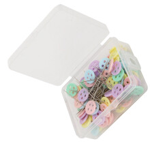 100Pcs Sewing Pins Set Stainless Steel Colorful Needles for DIY Crafts