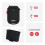 Abus ABUS special lock Combiflex 2501/65 - Suitable as luggage lock, ski lock, helmet lock - with combination code - Black 2