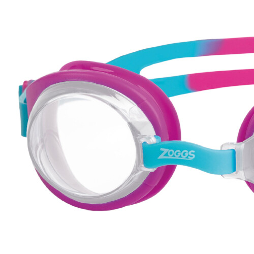 Zoggs Zoggs Little Ripper Pink Turquoise Clear 2