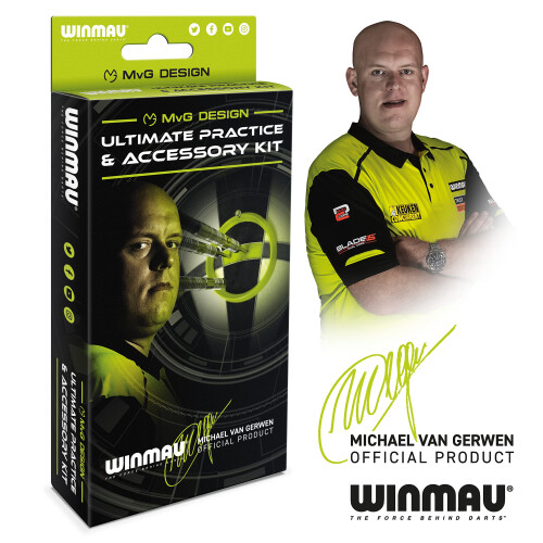 winmau Winmau Michael van Gerwen MvG Ultimate Darts Practice & Accessory Kit 1