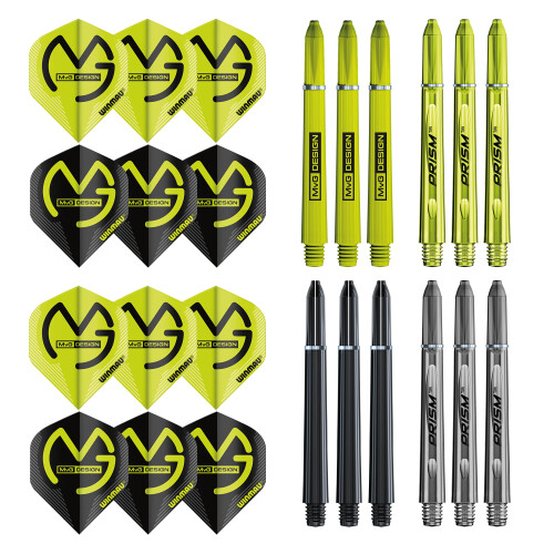 winmau Winmau Michael van Gerwen MvG Ultimate Darts Practice & Accessory Kit 2