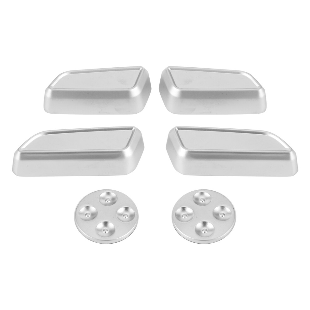 6Pcs Aluminium Alloy Seat Adjustment Button Cover For Tesla Model 3/Y/X/S 9451391985925
