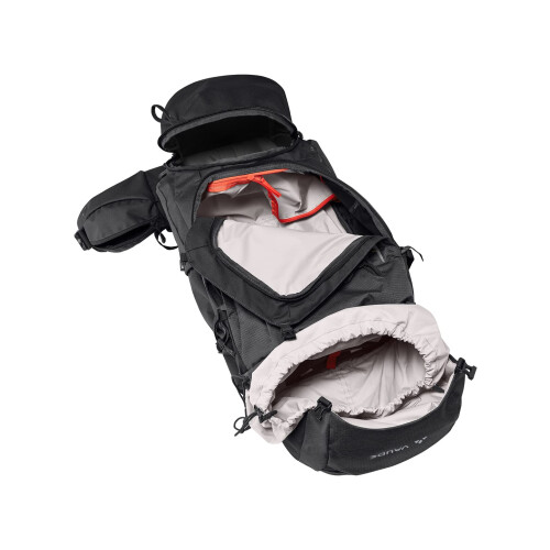 VAUDE VAUDE Asymmetric 42+8 Backpack black One Size 2