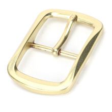 Brass Retro Removable Belt Buckle – Size C, Adjustable Waistband Fastener