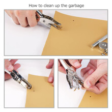 Metal Leather Rivet Set 360 Pieces in 3 Sizes with 4 Fixing Tools for Crafts