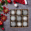 Shatterproof Sequin Lace Christmas Ornaments Silver 3.1 1
