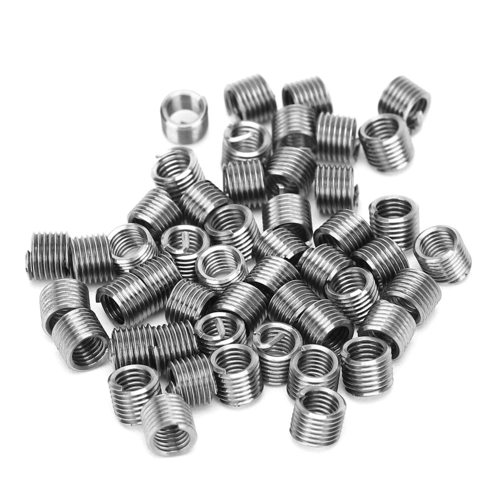 50Pcs Sus304 M3.5 X 0.6 Threaded Wire Inserts For Aluminum & Plastic 5021391986419