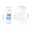 16A 24Hours 7Days Timer Switch DIN Rail Programmable Digital 16 On Off Settings Timer Switch 35mm DIN Rail 5