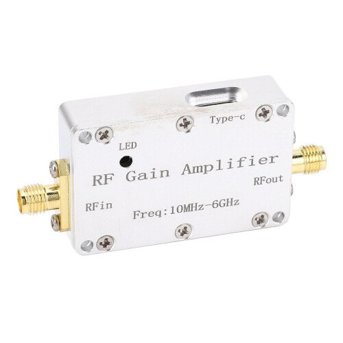 20dB Low Noise Receiver Module RF Radio Frequency Module with SMA Connector Input Output 10M-6GHz 1