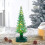 Green Glass Christmas Tree Ornament Home Decor 5