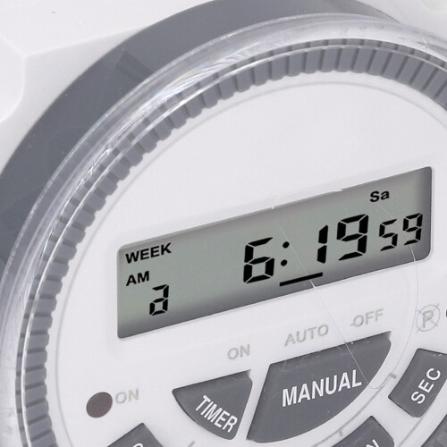 Digital Timer 1 Min to 168 Hours 7 Day Timer Switch 10A DC12V Input LCD Display Time Controller 2