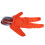 Kids Beekeeping Suit with Veil Orange L 7