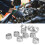 10PCS M16x2 Stainless Steel Thread Inserts Repair Nut Reducing Tool 13