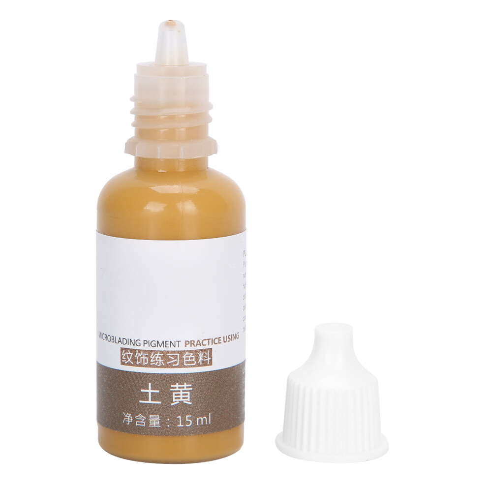 Brown Microblading Pigment Makeup Practice Ink 15Ml Yellowish