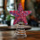 Star Tree Topper Red White Blue Glitter 1pc 4