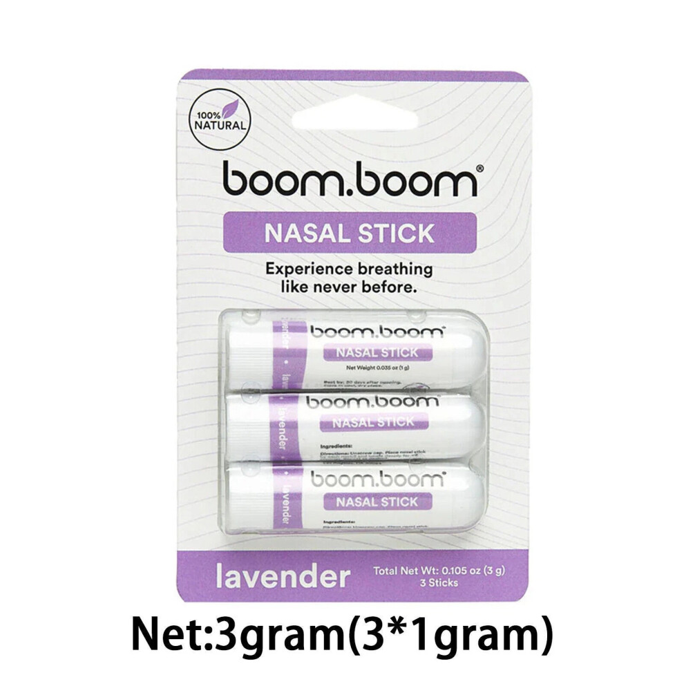 3PCS/SET BoomBoom Essential Oil&Menthol Inhaler Aromatherapy Inhaler Nasal Stick