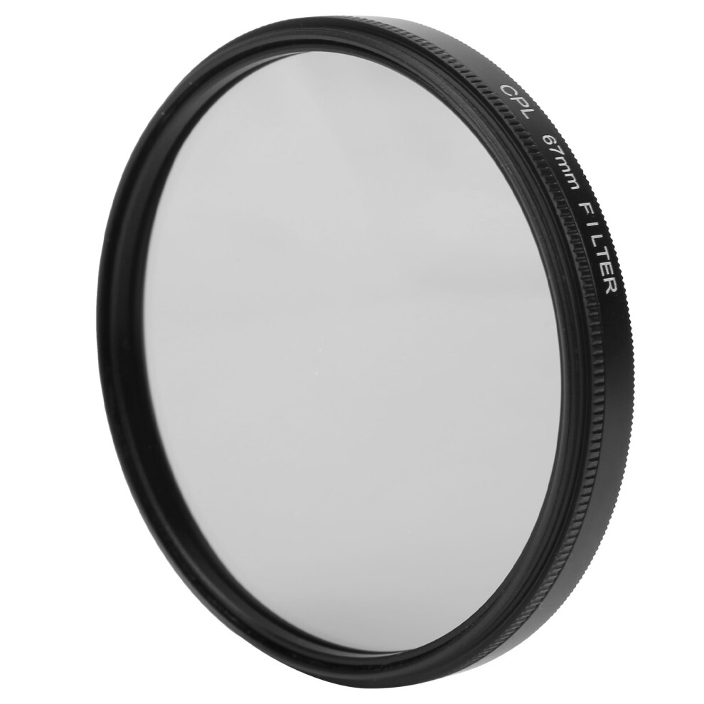 67Mm Cpl Polarizer Filter For Camera, Aluminum Alloy, Adjustable 8771391987028