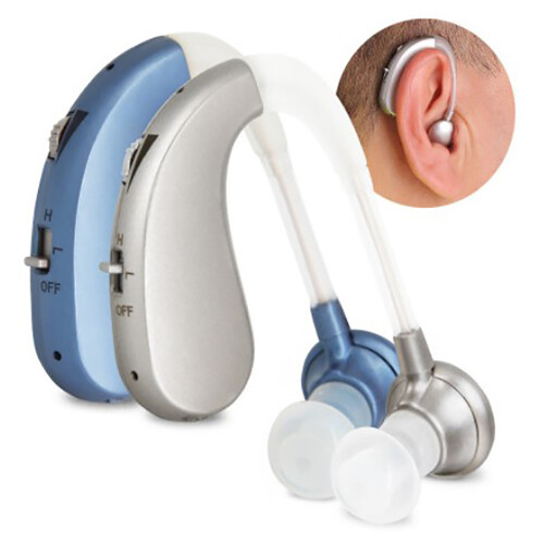 Mini Rechargeable Hearing Device Ear Back Type Digital Ear Sound Amplifier with USB Recharging Cable 2