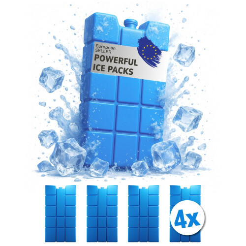Ice Packs Each 200 ml | Cooling Elements for the Cool Bag or Box, ., 4 (EU) 1