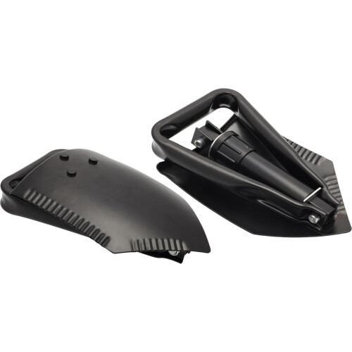 Cao Camping 3-Section Folding Shovel Black 1