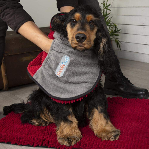 Scruffs Scruffs Noodle Drying Towel Burgundy 1
