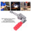 Toggle Clamp Push Pull Quick Release Stainless Steel Plunger Stroke 91kg Holding Force 4