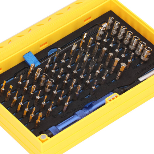 63 in 1 Screwdriver Combination Set Multifunctional Driver Bit Socket Handle for Electronic Repair 2