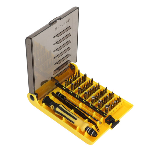 45 in 1 Screwdriver Bit Socket Set Chrome Vanadium Steel Multifunctional Combination Bit Socket Set for Repair 1