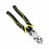 Multi Functional Pliers Effort Saving Cutting Crimping Wire Stripper Pliers Yellow 9in 2