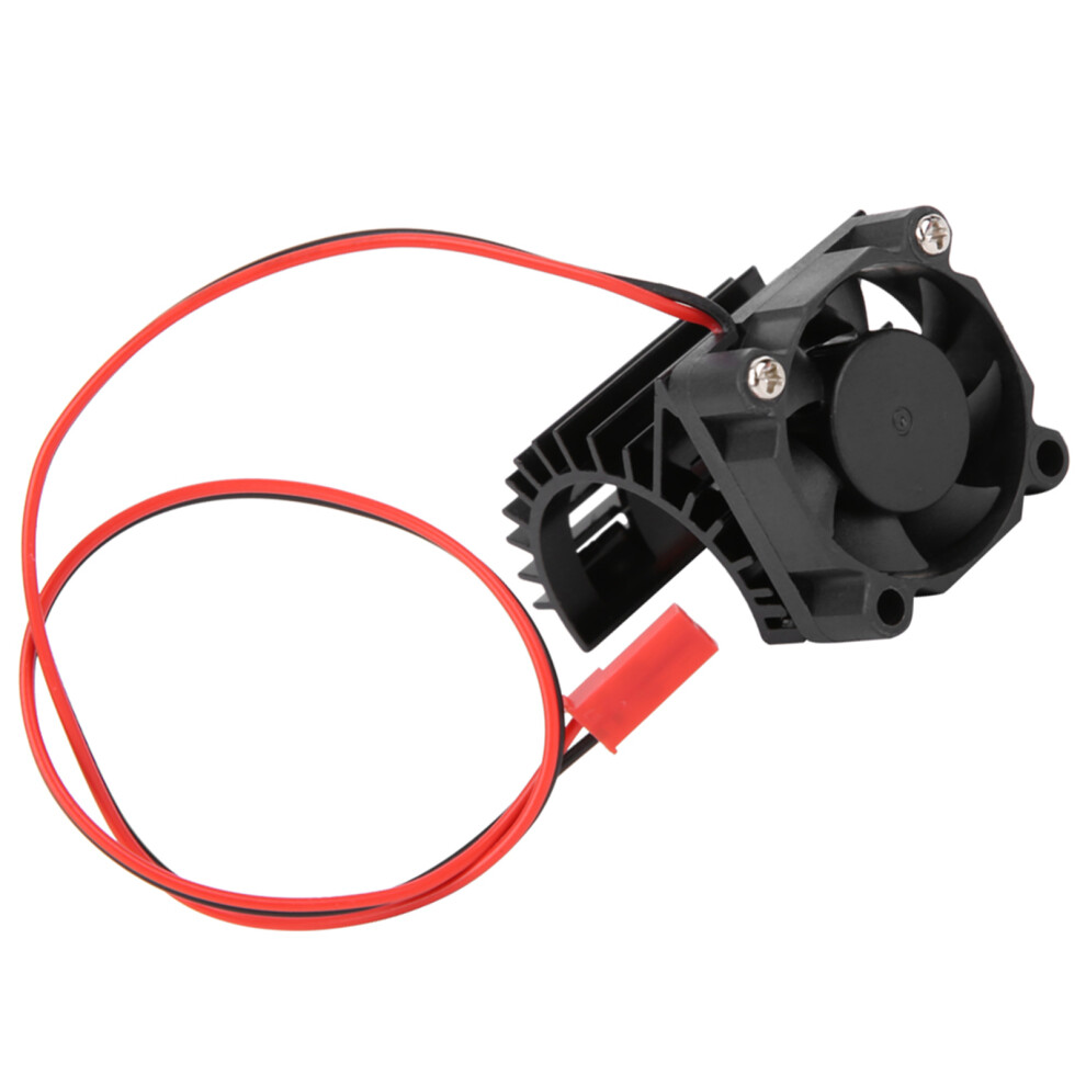 Aluminum Heat Sink For 380/390 Rc Motor With Fan, Black 8781391987997
