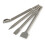 4Pcs Electric Hammer Drill Bit Set Pointed Flat U Shape Chisel Round Shank Hammer Chisel Bit Kit 2