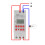 Timer Switch LCD Display 7 Day Programmable Timer NO NC Output 35mm DIN Rail Mount Miscontact Lock Built in Battery 4