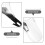Motorcycle Windshield Universal Front Windscreen 3
