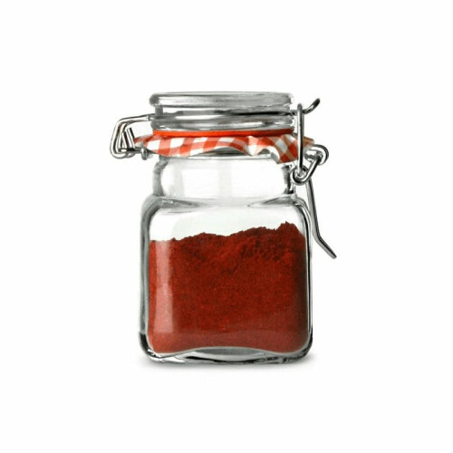 Kilner Kilner Clip Top Square Glass Spice Jar - 70 ml, 1