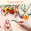 Wealrotn Rose Flower Bouquet Building Blocks Set, 4